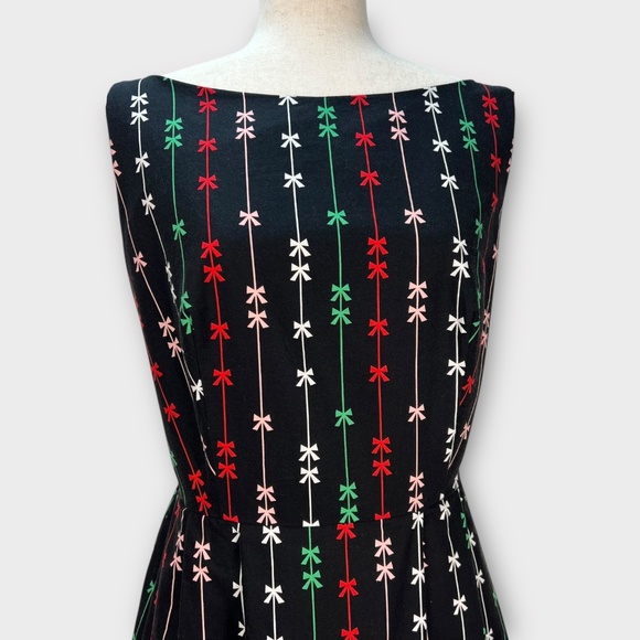 Holiday Cocktail Party Midi Dress Size 1X Christmas Fit & Flare 50s Retro Swing - Picture 4 of 13